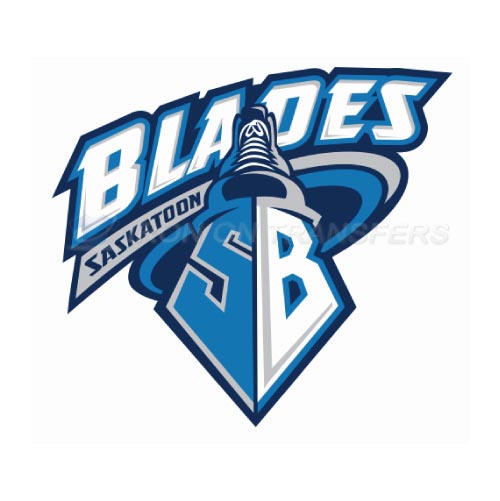 Saskatoon Blades Iron-on Stickers (Heat Transfers)NO.7544